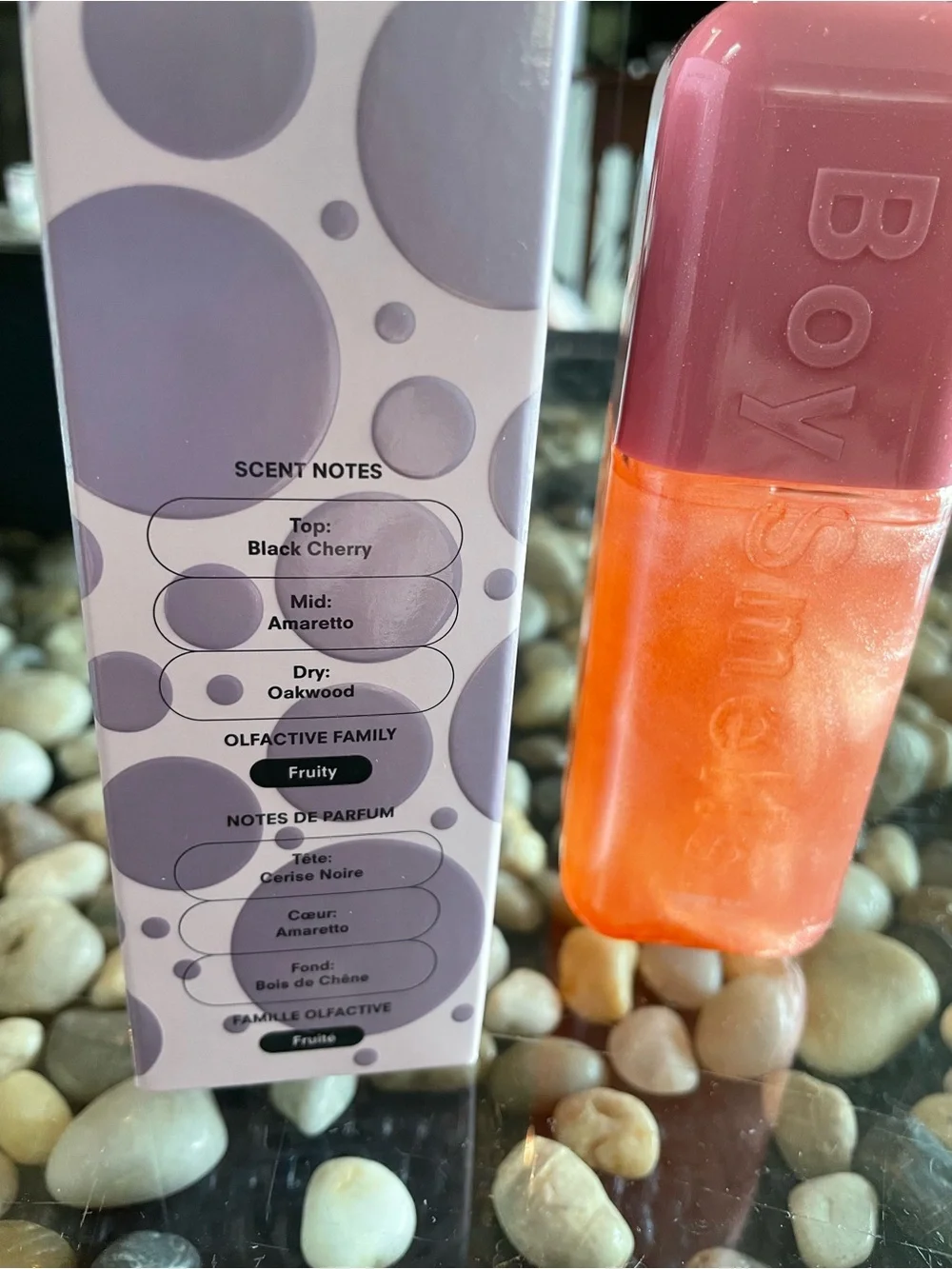 Boy Smells Body Mist in Cherry Slay